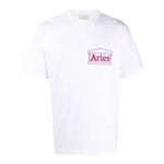 Ficha técnica e caractérísticas do produto Aries Camiseta com Estampa de Logo - Branco