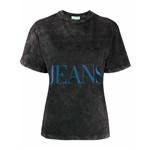 Ficha técnica e caractérísticas do produto Aries Camiseta Jeans com Estampa - Preto