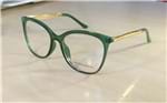 Ficha técnica e caractérísticas do produto Armação de Óculos de Grau Feminino Dg1101 (Verde)