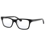 Ficha técnica e caractérísticas do produto Armação Oculos Grau Ray Ban Junior Rb1536 3529 48 Preto Transparente Brilho - PRETO