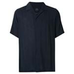 Ficha técnica e caractérísticas do produto Armani Exchange Camisa com Mangas Curtas - Azul