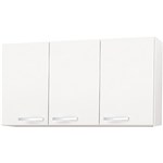 Ficha técnica e caractérísticas do produto Armário Aéreo Movelbento ATM121 3 Portas Branco - (63,5x120x32cm)