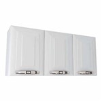 Ficha técnica e caractérísticas do produto Armário Class Slim - 3 Portas - Branco