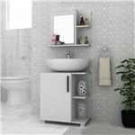 Ficha técnica e caractérísticas do produto Armário de Banheiro 1 Porta Bbn17 Branco - Brv Móveis - Brv - Móveis