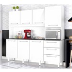 Ficha técnica e caractérísticas do produto Armário de Cozinha 7 Portas 3 Gavetas Galaxy Plus Branco