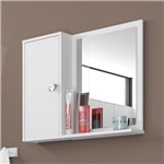 Ficha técnica e caractérísticas do produto Armário para Banheiro 1 Porta Gênova Branco - Móveis Bechara
