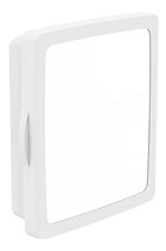 Ficha técnica e caractérísticas do produto Armário para Banheiro Branco com Espelho Fixável na Parede - Alladin