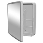 Ficha técnica e caractérísticas do produto Armário para Banheiro Sintex com Espelho Cinza