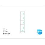 Ficha técnica e caractérísticas do produto Armario 2 Portas Branco Bam 34-06 Brv Móveis