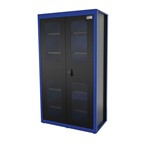 Ficha técnica e caractérísticas do produto Armário Vertical para Ferramentas 2 Portas com Visor Azul - Tramontina 44955220