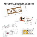 Ficha técnica e caractérísticas do produto Arte Personalizada para Etiqueta de Cetim