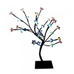 Árvore Abajur Flor Cerejeira 32 Leds Coloridos com 40cm 127v - Yangzi