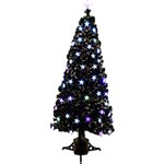 Árvore de Fibra Ótica Verde com Estrelinhas 1,5m 220V - Orb Christmas