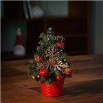 Ficha técnica e caractérísticas do produto Árvore de Mesa Decorada já é Natal 21cm - Orb Christmas