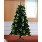 Ficha técnica e caractérísticas do produto Árvore de Natal 1,82 m 182 cm 641 Galhos com 100 Luzes Brancas de Led 220v