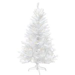 Ficha técnica e caractérísticas do produto Árvore de Natal Branca com Pisca 1,50m 110v - Christmas Traditions