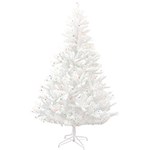 Ficha técnica e caractérísticas do produto Árvore de Natal Branca com Pisca Colorido 2,1m 110v - Christmas Traditions