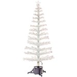 Ficha técnica e caractérísticas do produto Árvore de Natal com Fibra Ótica Branca 1,5m 110v - Christmas Traditions