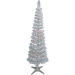 Ficha técnica e caractérísticas do produto Árvore de Natal com Fibra Ótica Branca 1,80m - Christmas Traditions