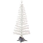Ficha técnica e caractérísticas do produto Árvore de Natal com Fibra Ótica Branca 1,8m 220v - Christmas Traditions