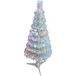 Árvore de Natal com Fibra Ótica Branca 1m - Christmas Traditions
