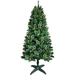 Ficha técnica e caractérísticas do produto Árvore de Natal Decorada 1,8m 700 Galhos Enfeitada com Pinhas e Frutinhas - Orb Christmas