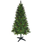 Ficha técnica e caractérísticas do produto Árvore de Natal Decorada Verde 2,1m - 646 Galhos e Enfeitada com Pinhas e Frutinhas - Orb Christmas