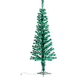 Ficha técnica e caractérísticas do produto Árvore de Natal Fibra Ótica Bivolt 1,50m 120 Galhos - Orb Christmas