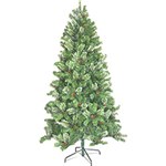 Ficha técnica e caractérísticas do produto Árvore de Natal Nevada com Pinhas 2,5m 1.310 Galhos Base Metálica - Orb Christmas