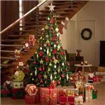 Ficha técnica e caractérísticas do produto Árvore de Natal Verde 2,10 M 790 Galhos com 100 Luzes Brancas de Led 220v - Christmas