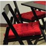 Ficha técnica e caractérísticas do produto Assento de Cadeira Futton 40 X 40 Oxford Liso - Vermelho