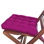 Ficha técnica e caractérísticas do produto Assento Para Cadeira Futon 40x40 Cm - Rosa Pink