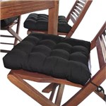 Ficha técnica e caractérísticas do produto Assento para Cadeira Futton Confort - 40 X 40 Cm Preto - Gihan e Ahmad