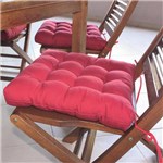 Ficha técnica e caractérísticas do produto Assento para Cadeira Futton Confort - 40 X 40 Cm Vermelho
