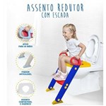 Ficha técnica e caractérísticas do produto Assento Redutor para Vaso Sanitário Infantil com Escada