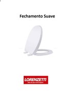 Ficha técnica e caractérísticas do produto Assento Sanitário Branco Lorenzetti Soft Close