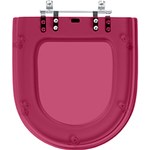 Ficha técnica e caractérísticas do produto Assento Sanitário Fechamento Lento Carrara Rose Translúcido para Louça Deca