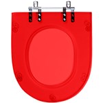 Ficha técnica e caractérísticas do produto Assento Sanitário Fechamento Lento Vogue Plus Vermelho Translúcido para Louça Deca