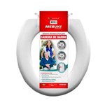 Ficha técnica e caractérísticas do produto Assento Sanitario Oval para Cadeira de Banho Mebuki Fechado 3cm - BRANCO