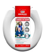 Ficha técnica e caractérísticas do produto Assento Sanitario Oval para Cadeira de Banho Mebuki Fechado 3cm
