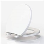 Assento Sanitário Oval Polipropileno Solution Soft Close Tupan Branco