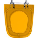 Ficha técnica e caractérísticas do produto Assento Sanitário Poliéster Scala Conhaque Translúcido para Louça Ideal Standard