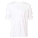 Ficha técnica e caractérísticas do produto Attachment Camiseta com Sobreposição na Mangas - Branco