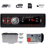 Ficha técnica e caractérísticas do produto Auto Rádio MP3 Player Automotivo Fm USB SD e AUX First Option
