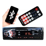 Ficha técnica e caractérísticas do produto Aparelho De Som Carro Automotivo Bluetooth Pendrive Sd Rádio