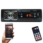 Ficha técnica e caractérísticas do produto Auto Rádio Som - Mp3 Player Automotivo Carro Bluetooth Fm Sd Usb Controle First Option 6630BN