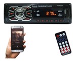 Ficha técnica e caractérísticas do produto Auto Rádio Som Mp3 Player Automotivo Carro Bluetooth Fm Sd Usb Controle First Option 6630BN