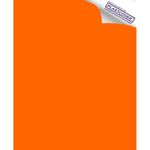 Ficha técnica e caractérísticas do produto Autoadesivo Plastcover Colorido Liso Opaco Laranja 45CM X 10M