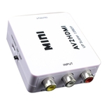 Ficha técnica e caractérísticas do produto Av para HDMI conversor de vídeo composto conversor RCA para HDMI Conversor Branco