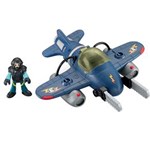 Ficha técnica e caractérísticas do produto Avião Mattel Tornado Jet Sky Race Imaginext T5308/T5310